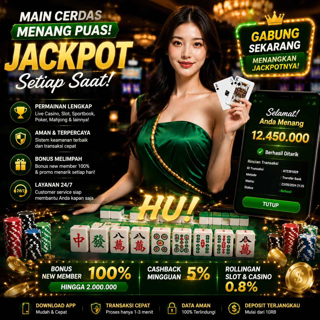 Interface aplikasi setelah instalasi berhasil